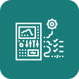 Control panel with gear icon