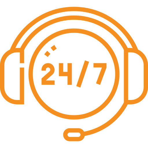 24/7 customer support icon