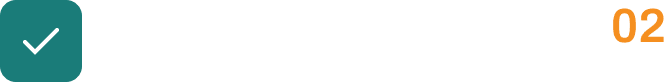 Checkmark with number two on black background